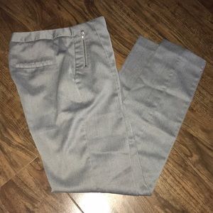 Gray Flat Front slacks